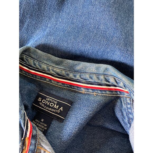 Sonoma Jean Company Denim Vest - Women's Size Medium - Picture 5 of 5